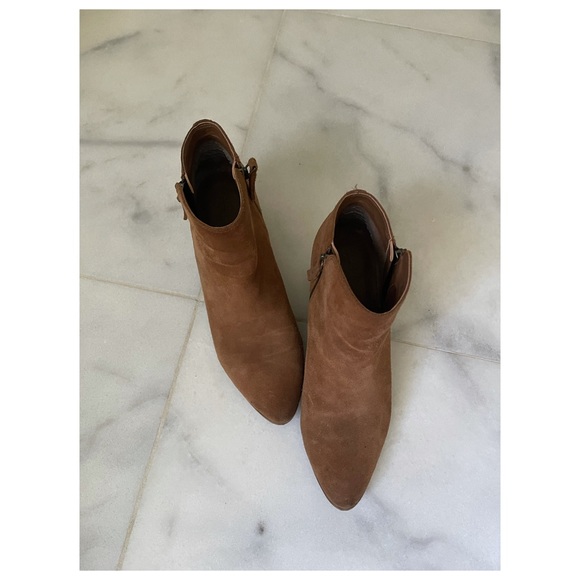 Frye Suede Zip Booties - Judy - 9.5 - Picture 9 of 10